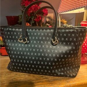 DKNY Monogram Satchel/Crossbody